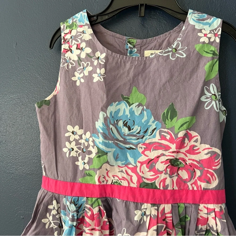 Mini Boden Floral Kids Dress with Pockets